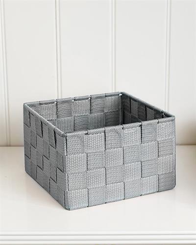 Shine Кошница 16x16x9,5 cm Сив