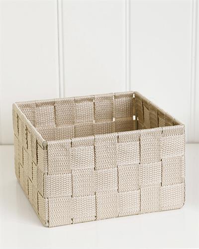 Shine Кошница Полипропилен, Бежово, 17,5X17,5X10,5 Cm