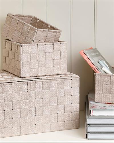 Shine Кошница Полипропилен 17x17x10,5 см Светлорозов