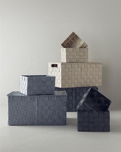 Shine Кутия За Съхранение Полипропилен, Тъмно Бежово, 34 X 22 X 17,5 Cm