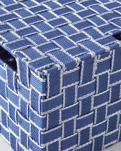 Shine Кутия За Съхранение 34x22x17 Морскосин