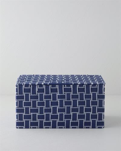 Shine Кутия За Съхранение 34x22x17 Морскосин