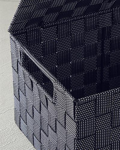 Shine Кутия За Съхранение С капак Полипропилен 34x22x17,5 cm Черен