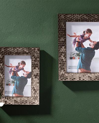 Shine Bright Рамка Пластмаса 17x22,5x2 cm Сребърен