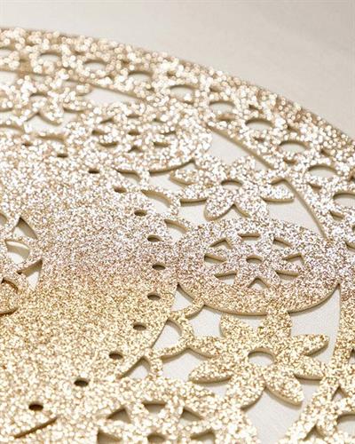 Shine Bright Кухненски Сервиз За 2Бр., Pvc, Златисто, 38 Cm