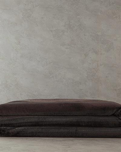 Shiny Одеяло Единичен Супер мек на райе 150x200 см Антрацит