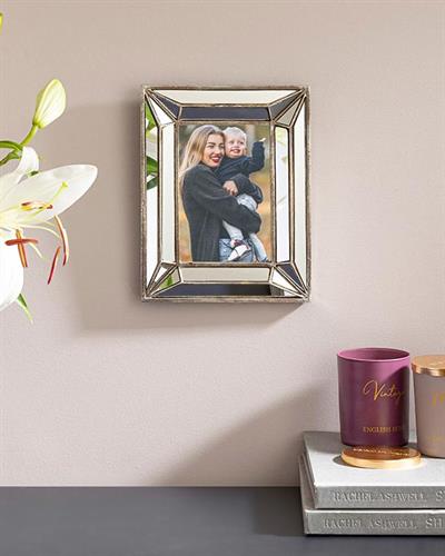 Shiny Рамка Полирезин 17,5x2x22,5 см Сребърен