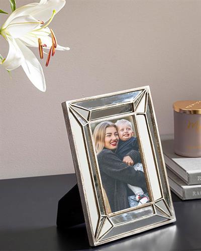 Shiny Рамка Полирезин 17,5x2x22,5 см Сребърен