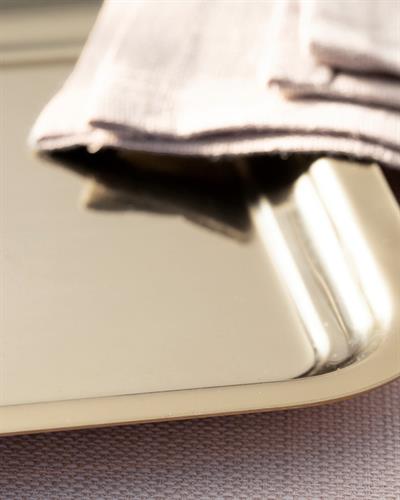 Shiny Табла Метал, Златисто, 22 X 16 Cm