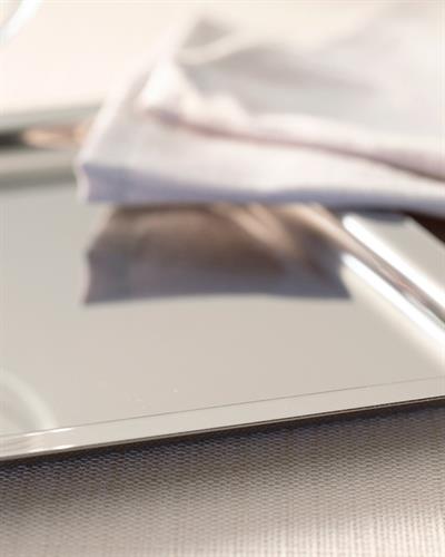 Shiny Табла Метал, Сребристо, 32 X 22 Cm