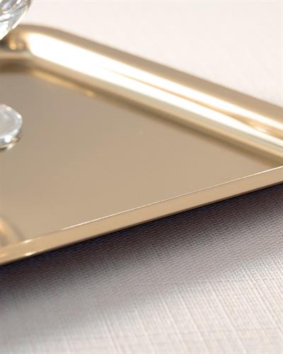 Shiny Табла Метал, Златисто, 32 X 22 Cm