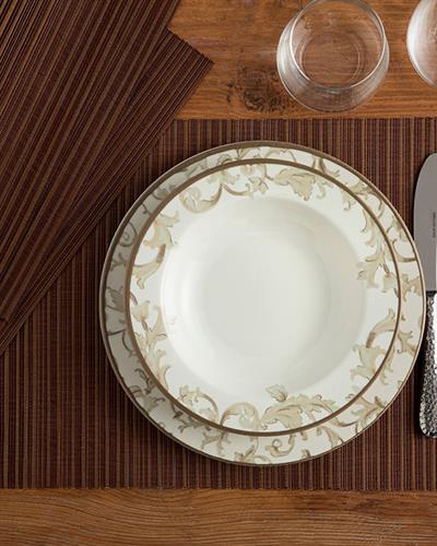 Shiny Американзки Сервиз 4 Бр., Pvc, Кафяво, 30 X 45 Cm