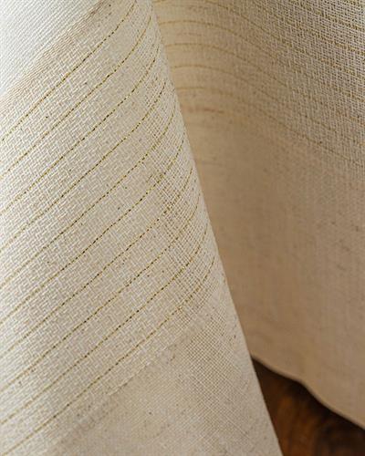 Shiny Linen Покривка За Маса Полиестер, Златисто, 150 X 200 Cm