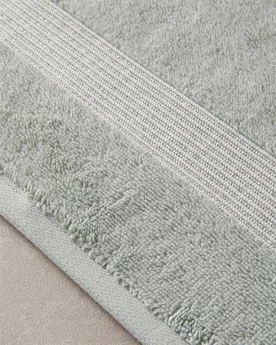 Shiny Stripe Комплект Кърпи За Лице Брокатен Памучен 30x45+50x80 см Морскозелен