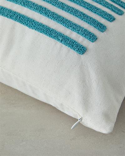 Възглавница С Пълнеж Бродерия с перфорация 45x45 cm Натурален