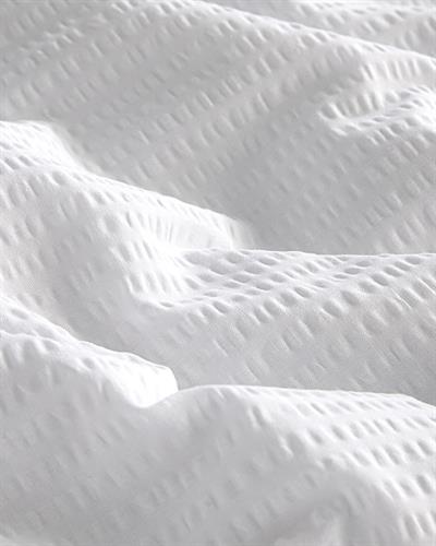 Showy Спално Бельо Компле Единичен Размер, 0;5 Cm Gofre, Бяло, 160 X 220 Cm