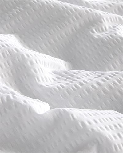 Showy Спално Бельо Компле King Size, 0;5 Cm Gofre, Бяло, 240 X 220 Cm