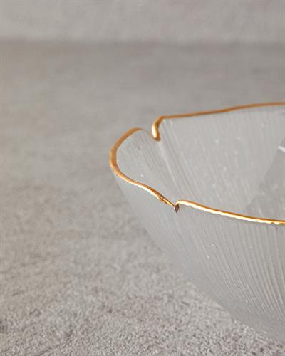 Купа Стъкло 16 см Златен