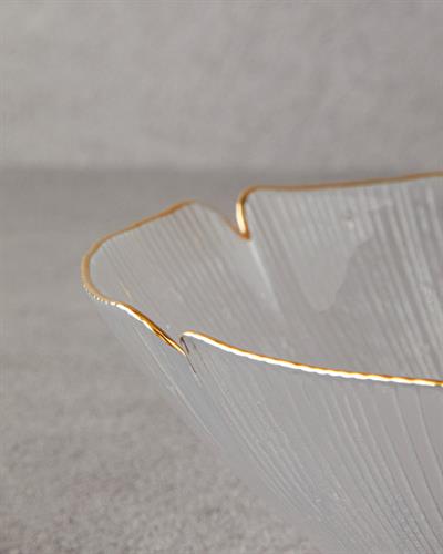 Купа Стъкло 25 см Златен