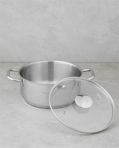 Siena Тенджера Дълбок Неръждаема стомана 18 см Сребърен.