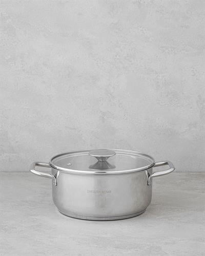 Siena Stainless Steel Pot 22 cm Silver