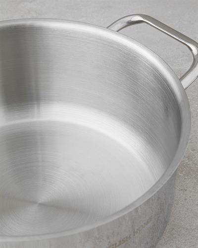 Siena Stainless Steel Pot 22 cm Silver