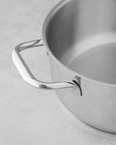 Siena Stainless Steel Pot 22 cm Silver
