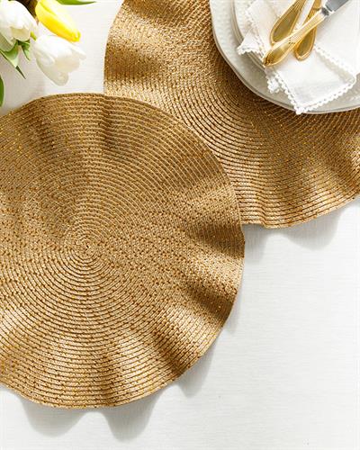 Sienna Американзки Сервиз 2Бр., Pp, Златисто, 38 Cm