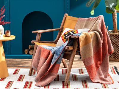 Silas Тв Одеяло Акрил 130x170 см Червен