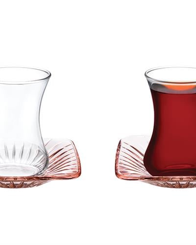 Silda Сервиз За Чай 12 Парчета, Стъкло, Прах, 100 Ml