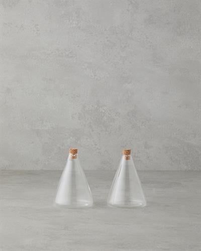 Simple Съд За Олио Или Оцет 2 бр. Стъкло 180 мл Прозрачен