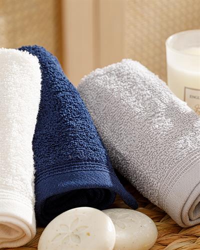 Simple Комплект Кърпи 3 бр. С рипс 30x30 см Екрю - Морскосин - Светлосив