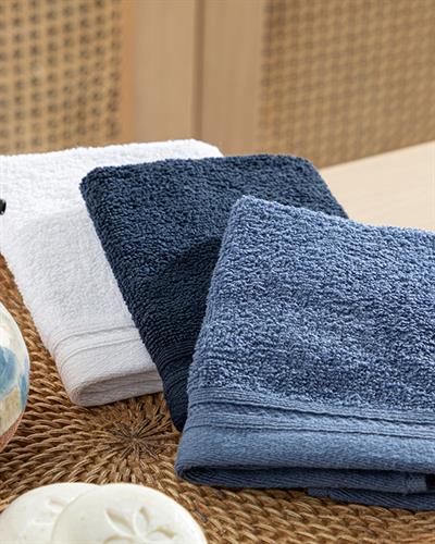 Simple Кърпа За Ръце 3 бр. Памучен 30x30 см Бял - Морскосин - Син