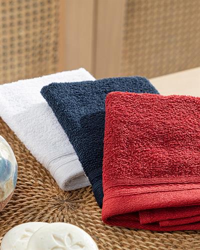 Simple Кърпа За Ръце 3 бр. Памучен 30x30 см Червен - Бял - Морскосин