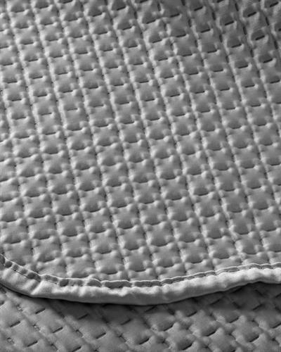 Sisilla Покривка За Легло Комплект Двоен Размер, Сатен, Сиво, 240 X 260 Cm