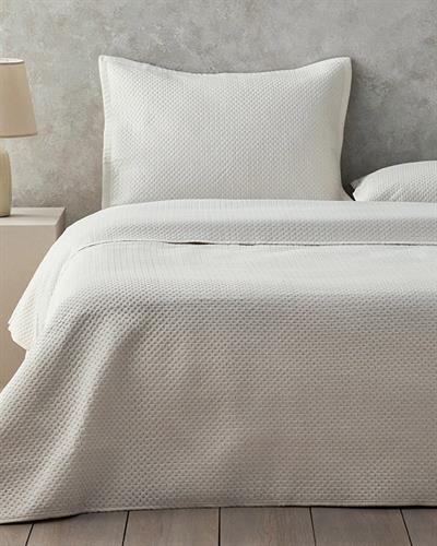 Sisilla Комплект Кувертюра За Легло Двоен Сатен 240x260 см Светлокремав