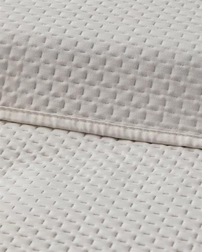 Sisilla Комплект Кувертюра За Легло Двоен Сатен 240x260 см Светлокремав