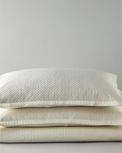 Sisilla Комплект Кувертюра За Легло Двоен Сатен 240x260 см Светлокремав