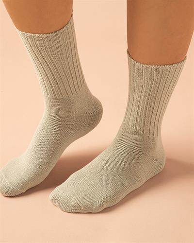 Sleepy Acrylic Women Long Length Sock 36-40 Gray