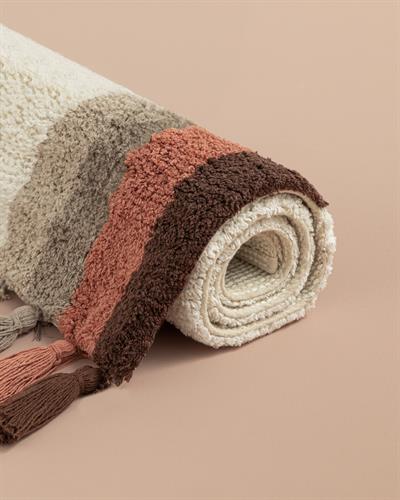 Slope Постелка За Баня Памучен, Многоцветен, 60 X 90 Cm