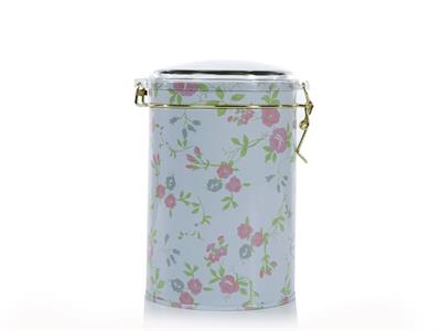 Small Flowers КУТИЯ ЗА СЪХРАНЕНИЕ Малка Метален White