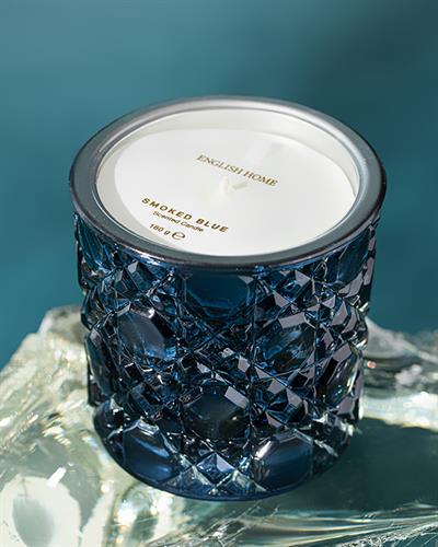 Smoked Blue Ароматен Свещ Тъмно Синьо, 160 Gr