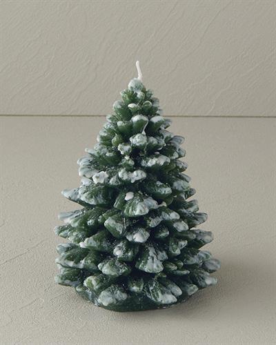 Snow Tree Свещ Зелено, 15 Cm