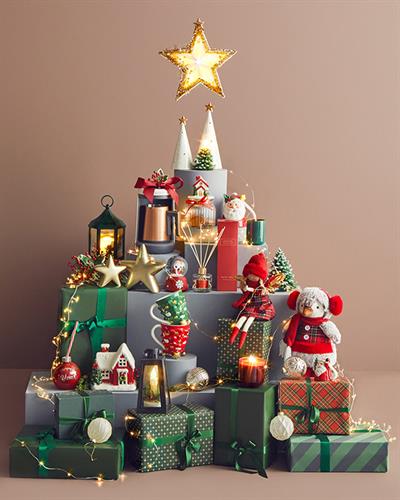 Snowman Joy Буркан Стъкло 260 мл Червен