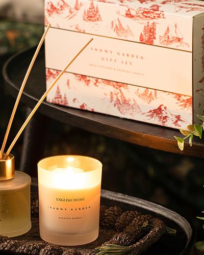 2 Set Scented Set White-Claret Red