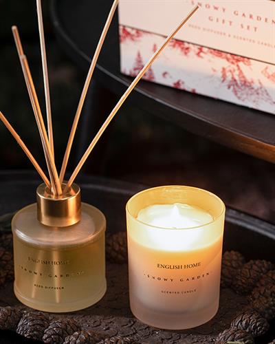 2 Set Scented Set White-Claret Red