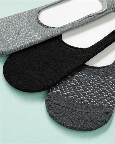 Soaper Чорапи Бабет Мъжки 3 Бр., Памучен, Черно-Сиво, 40-44