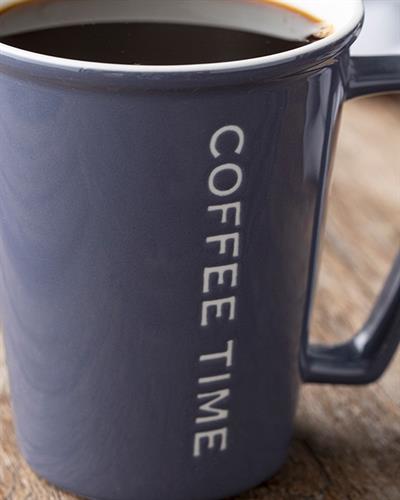 Sober New Bone China Cup 380 ml Dark Gray