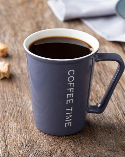 Sober New Bone China Cup 380 ml Dark Gray