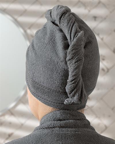 Soft Боне За Коса Памучен Стандартен Антрацит